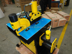 Outil hydraulique 3-en-1 pour barres omnibus en cuivre HHM-150H HHM-200H : poinçonnage, pliage et découpe - Product Image 4