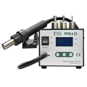 TSL 990AD Digital Display <b>Soldering</b> Station Hot Air Gun Temperature Adjustable Mobile Phone Repair Tool - Product Image 1