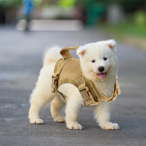 Harnais tactique réglable de luxe pour petits chiens, respirant, accessoires pour chatons, gilet de service pour chiot - Product Image 2