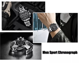นาฬิกาควอตซ์แฟชั่น1644แบรนด์ชั้นนำใหม่ดีไซน์ Pagani ของผู้ชายนาฬิกาควอทซ์เคลื่อนไหวแบบญี่ปุ่นสายสแตนเลสนาฬิกากันน้ำ2025ของผู้ชาย - Product Image 6