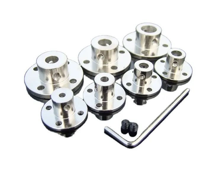 Pipe fitting steel hub mount shaft collar flange coupling 3/4/5/6/8/10/11/12/14mm motor connector