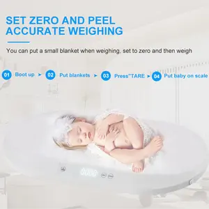 Good Quality Household 40kg Newborns Electronic Digital Infant Scale Baby Scale With Height