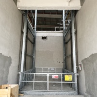 Plataforma Elevadora Hidráulica de Carga Pesada para Almacenes, Elevador de Mercancías, Plataforma de Elevación de Carga