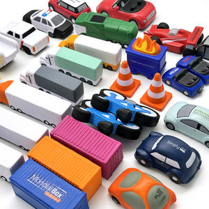 كرة إعلانية ترويجية على شكل شاحنة، كرة سيارة مخصصة بشعار من البولي يوريثان، لعبة ضغط ناعمة بطيئة الارتداد للأطفال - Product Image 1