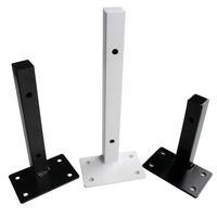 Supports triangulaires en acier robuste, revêtement poudré, simple face, marque Hongtai, modèle HT-059, pour comptoirs de meubles non standard