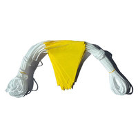 Sécurité routière PVC Attention Banderoles Drapeau Pliant En Plastique Réfléchissant Route Drapeaux D'avertissement