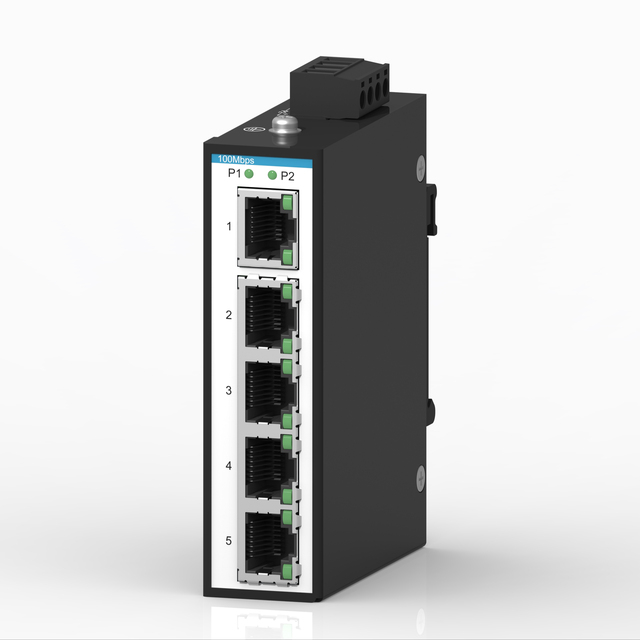 Stable performance 5-port 10/100M RJ45 12-36V industrial Ethernet Switch