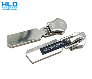 Hengda Factory Customized Strong <strong>Zipper</strong> Puller with logo <strong>Custom</strong> Metal Bag <strong>Zipper</strong> <strong>Pulls</strong> No. 5 Black <strong>Zipper</strong> <strong>Pulls</strong> - Product Image 2