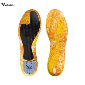 Semelle intérieure en fibre de carbone avec soutien de la voûte plantaire pour chaussures de basket-ball, de football, de soccer et de volley-ball - Product Image 1