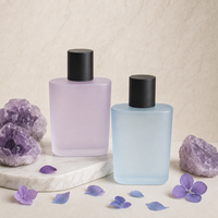 Flacons de parfum vides en verre de 100 ml, design moderne minimaliste de qualité supérieure, fabrication Anding.