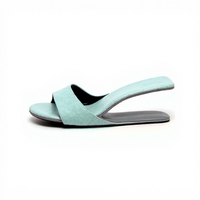 XINZI RAIN Sandales à Talon Ouvertes et Personnalisables avec Logo pour Femmes, Design Tendance avec Talon Évidé