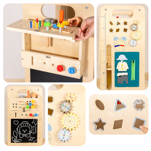 Torre di apprendimento dello sgabello per l'apprendimento della torre Montessori per l'apprendimento della prima educazione dei <span class=keywords><strong>bambini</strong></span> in legno - Product Image 6