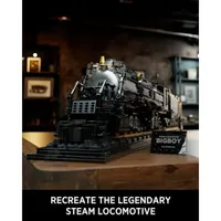 NifeliZ NF10263 2026 Nouveau modèle de locomotive à vapeur MOC, kit de construction DIY pour enfants, 1818 pièces, ensembles de blocs de construction