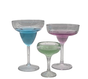 Gobelet à cocktail en plastique transparent de qualité alimentaire avec logo personnalisé, 8,5 oz, 250 ml, pour les cocktails, les vins, les fêtes et les mariages - Product Image 4