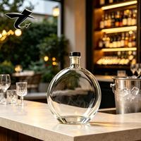 500ml 620g Kohlensäurehaltige Getränkeglasflaschen, Schwerer Boden Leerer Behälter mit Kronkorken, Großhandel für Getränkemarken
