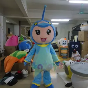 Funtoys Blue Car Doll Cartoon Cosplay Mascot Costume para Car Show Gran evento para promoción publicitaria