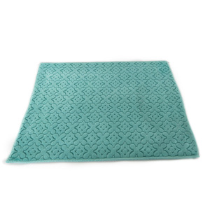 Microfiber Heat Insulation Mat <b>Square</b> Anti Slip <b>Placemat</b> Kitchen Tabletop Drain Mat With Flower Pattern - Product Image 1