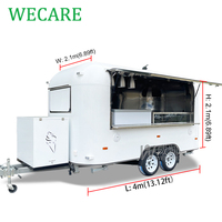 Camion de nourriture de remorques de pizza de Wecare avec la remorque complète de nourriture de BBQ de cuisine