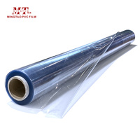Film plastique transparent en PVC super clair, film souple pour la fabrication de nappes, rideaux de porte, moulage par soufflage, résistant à l'humidité