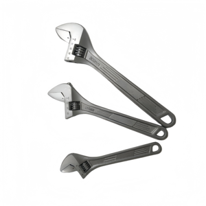 工業用グレードワイドジョー精密調整可能スパナヘビーデューティーレンチツールユニバーサル多用途810,12インチ鍛造OEMモンキー - Product Image 1