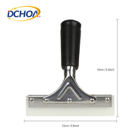 6 pouces raclette enveloppes de vinyle outils carte blanche dure outil de teinture raclette de verre Architectural