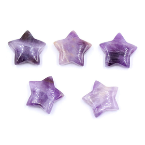 Vente en gros de bijoux <span class=keywords><strong>TESS</strong></span>, ornement en pierre précieuse naturelle sculptée, mode, pendentif en cristal taillé en étoile de 15 mm, pierres semi-précieuses - Product Image 6