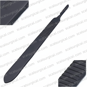 Poignée de bistpel à revêtement noir NO.3 poignée de bistpel chirurgicale poignées B.P - Product Image 1