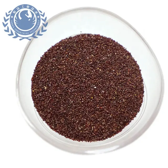 Chất lượng cao đá cứng Garnet 3060 đá đánh bóng bột đá Garnet cát 30/60 phun cát