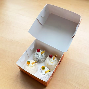 Custom Printed Paper Cake <b>Boxes</b> Cupcake Bakery Packaging Foldable Kraft Cardboard Dessert Gift <b>Boxes</b> With Brand Logo - Product Image 5
