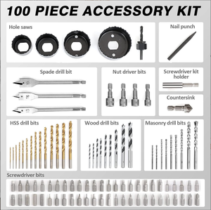 Jeu de 100 tarauds et filières WKC pour projets de bricolage, métrique et standard, en acier HSS, pour machines à tarauder WKC-TR-100 100- - Product Image 4