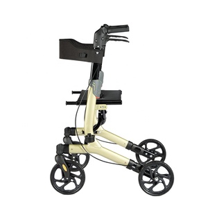 Andador Plegable de Aluminio de Lujo con Asiento Acolchado para Personas con Discapacidad - Product Image 5