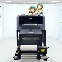 2 buah A3 DTF Printer langsung ke PET Film Transfer T-shirt XP600 33cm baru DTF mesin cetak dengan 2 printhead