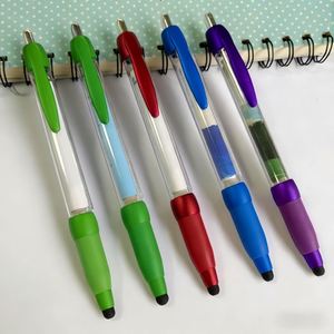 Stylo bille publicitaire personnalisable avec logo imprimé, largeur d'écriture de 1,0 mm, et bannière en papier déroulable pour la publicité et la promotion - Product Image 1