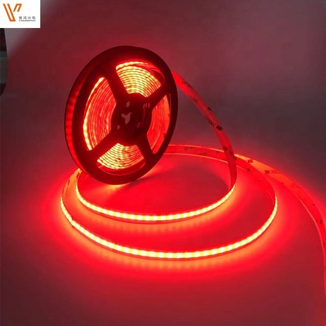 IP20 IP65 IP67 IP68 Waterproof Rgb 480leds/m Dc 12v Cob Led Strip Light