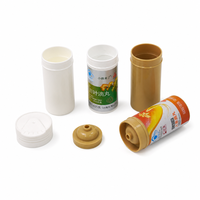 Tube personnalisé pour comprimés effervescents avec insert déshydratant pour emballage pharmaceutique de capsules, marque privée, qualité alimentaire