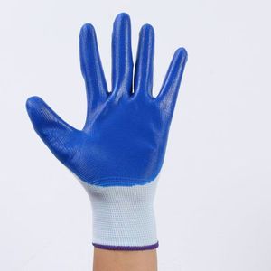 ถุงมือไนไตรล์ ถุงมือทำงาน ถุงมือแบบจุ่มที่สวมใส่สบายและระบายอากาศได้ดี ถุงมือป้องกันแบบหนา ขายส่ง - Product Image 3
