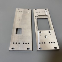 Panel Frontal de Aluminio Anodizado Personalizado, Lámina de Acero Inoxidable Mecanizada por CNC, Módulo de Interfaz, Placa Frontal con Orificios, Ventana LCD 6000