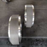 Nouvelle matrice d'alimentation PTN580 2,5 mm 5,0 mm, moule de presse durable en acier inoxydable X46Cr13, 10 tonnes/h, HRC 52-54, pour aliments de volaille, porcs et bovins