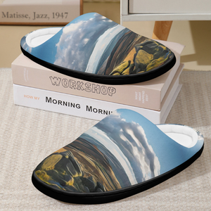 Pantoufles personnalisées en EVA Sandales pour hommes et femmes Chaussures décontractées en peluche Garder au chaud Pantoufles thermiques et confortables - Product Image 5