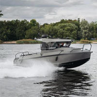 Model baru aluminium memancing perahu 6m aluminium perahu kabin perahu memancing