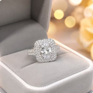 Anello Nuziale Scintillante a Forma di Stella per Donne, Elegante Gioiello da Dito per Spose - Product Image 5
