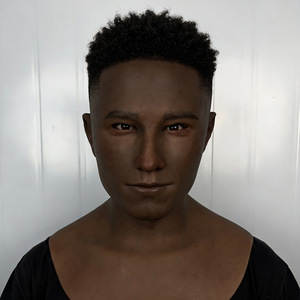 <span class=keywords><strong>Masque</strong></span> masculin en silicone artificiel personnalisable avec cheveux et barbe, visage humain, pour travestissement, fête, transgenre, <span class=keywords><strong>masque</strong></span> en silicone réutilisable - Product Image 5