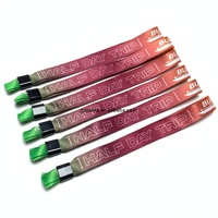 Bracelet personnalisé en tissu de style nautique, respectueux de l'environnement, imprimé par transfert thermique, pour événements et fêtes