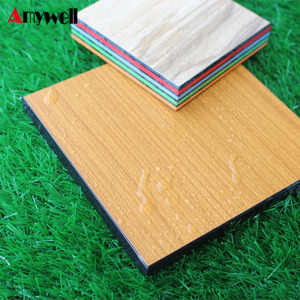 Pegamento fenólico Amywell 100% Formica 6mm a prueba de fuego Exterior <span class=keywords><strong>HPL</strong></span> Color Core Panel Producto de calidad - Product Image 1