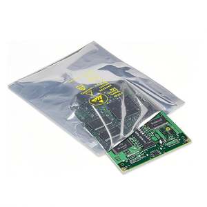 Bolsa de protección estática de extremo abierto personalizada, barrera segura antiestática de humedad para sellado térmico para almacenamiento de embalaje, protección AL ESD - Product Image 3