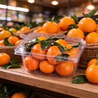 Boîte cadeau de fruits de luxe, design personnalisé, emballage en plastique pour panier de fruits frais