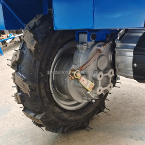 भारी शुल्क स्टील इलेक्ट्रिक वैगन कार्ट फार्म गार्डन व्हीलबैरो उपयोगिता ट्रॉली - Product Image 3