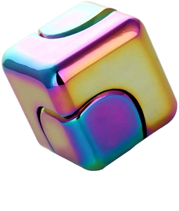 Mini cube sensoriel unisexe anti-stress, spinner magique en alliage d'aluminium, spinner à doigts en métal - Product Image 4