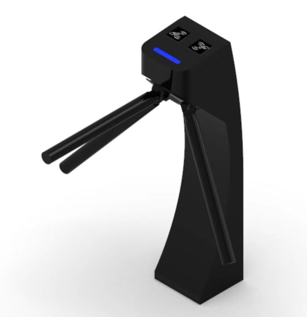Hot Sale Movement Function Smart Rfid Card Reader Tripod Turnstile Gate With Digital Fingerprint of Access Control Fixed Arm