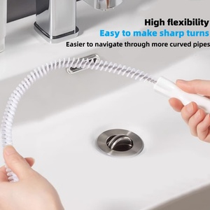 Barra de Limpieza Antiobstrucciones, Herramienta Mágica para Desatascar <span class=keywords><strong>Tuberías</strong></span>, <span class=keywords><strong>Desatascador</strong></span> de Drenajes, Limpieza de Cabellos en Cocina, Inodoros y Lavabos - Product Image 6